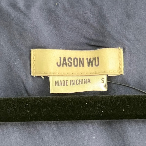 Jason Wu Satin Blouse - Navy - Sizes Small and XS - Picture 10 of 12